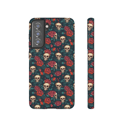 Skulls & Roses Dark Garden Samsung Galaxy Tough Case