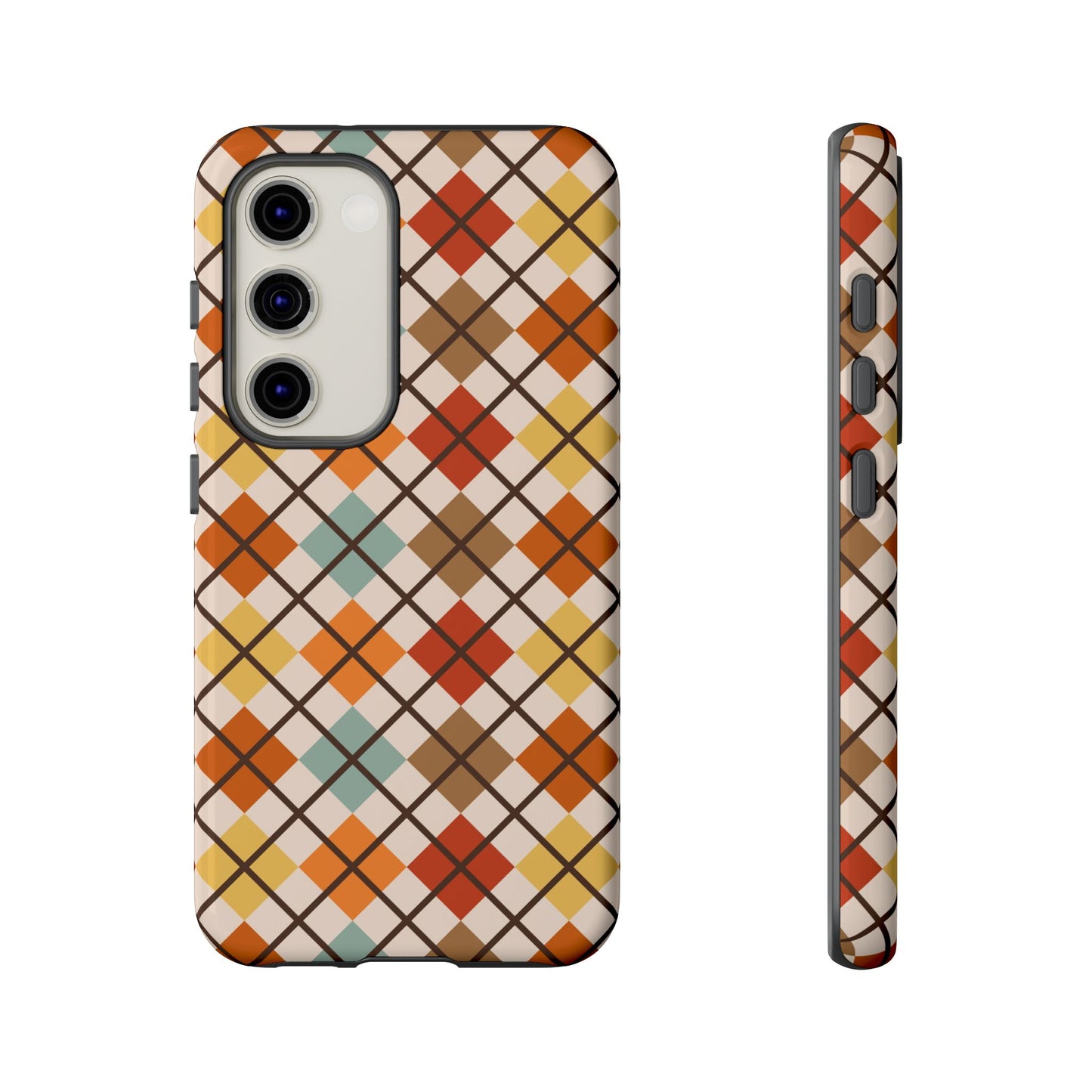 Autumn Argyle Samsung Galaxy Tough Case