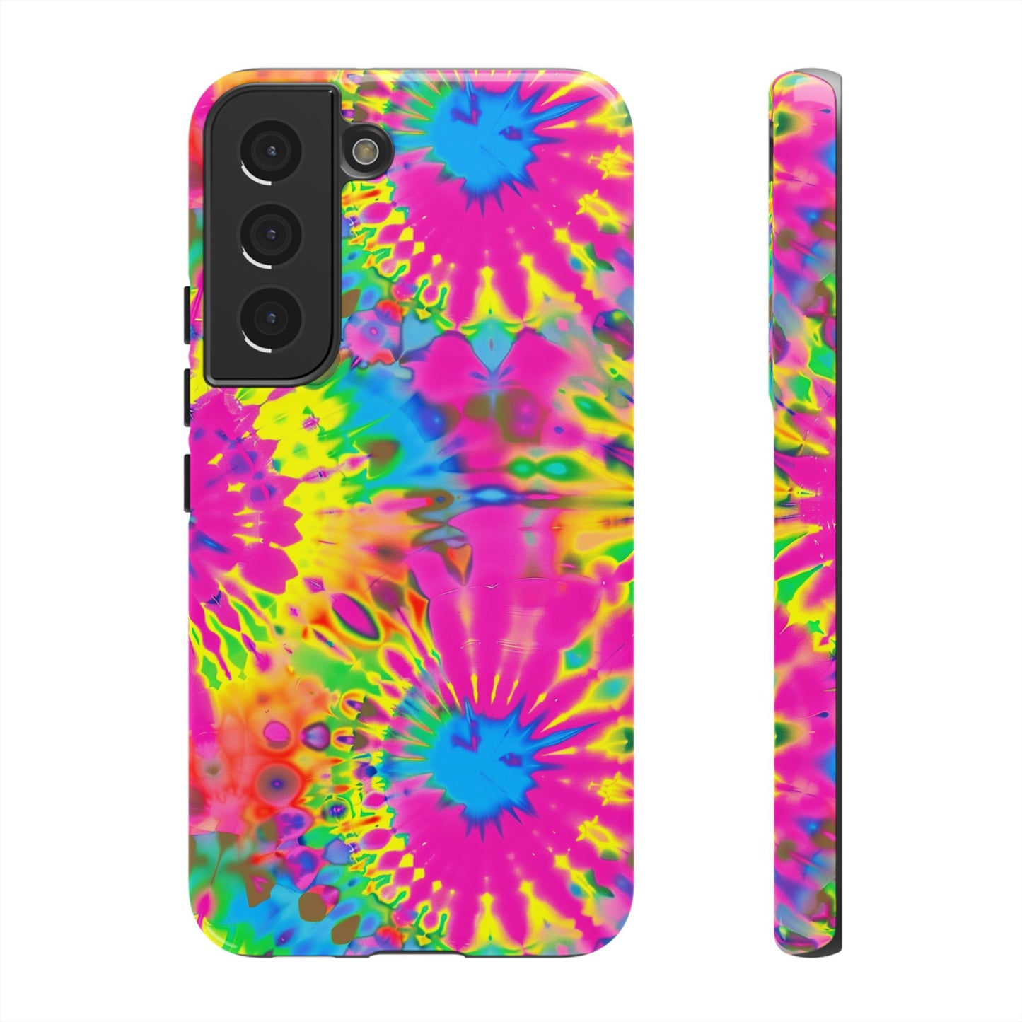 Neon Tie-Dye Burst Samsung Galaxy Tough Case