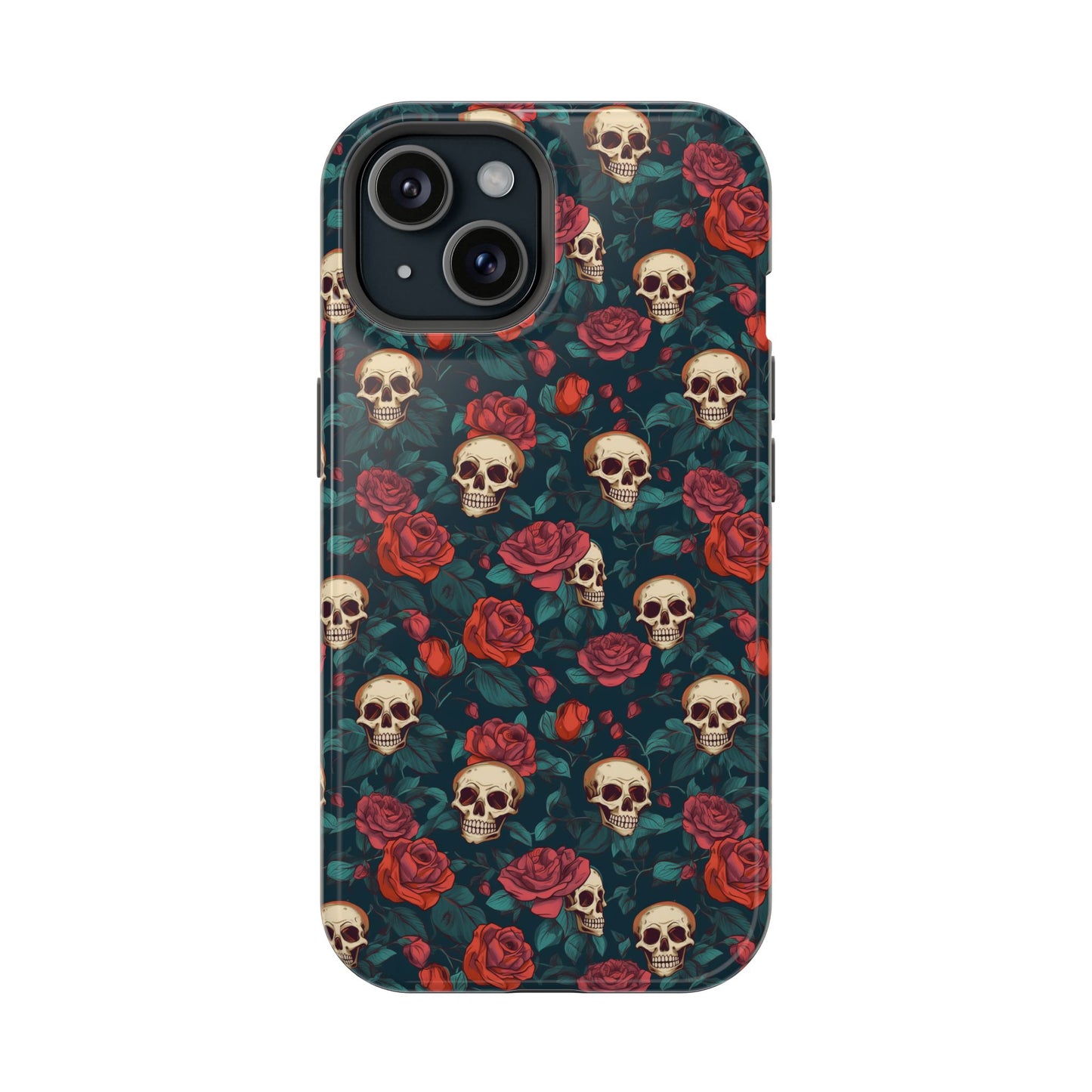 Skulls & Roses Dark Garden MagSafe® iPhone Tough Case