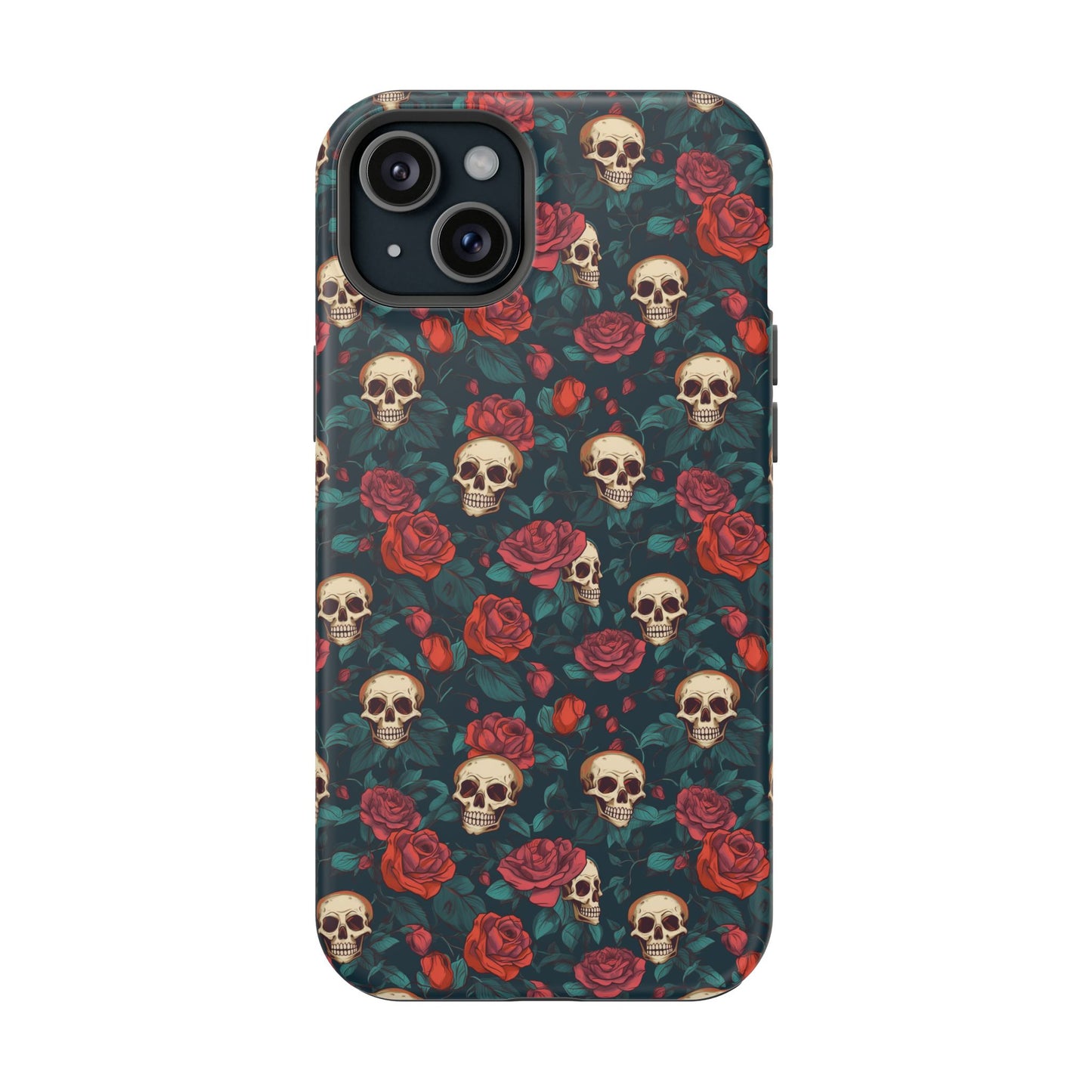 Skulls & Roses Dark Garden MagSafe® iPhone Tough Case
