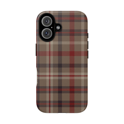 Vintage Highland Plaid iPhone Tough Case