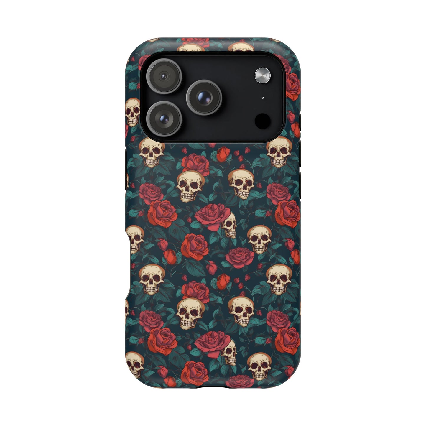 Skulls & Roses Dark Garden MagSafe® iPhone Tough Case