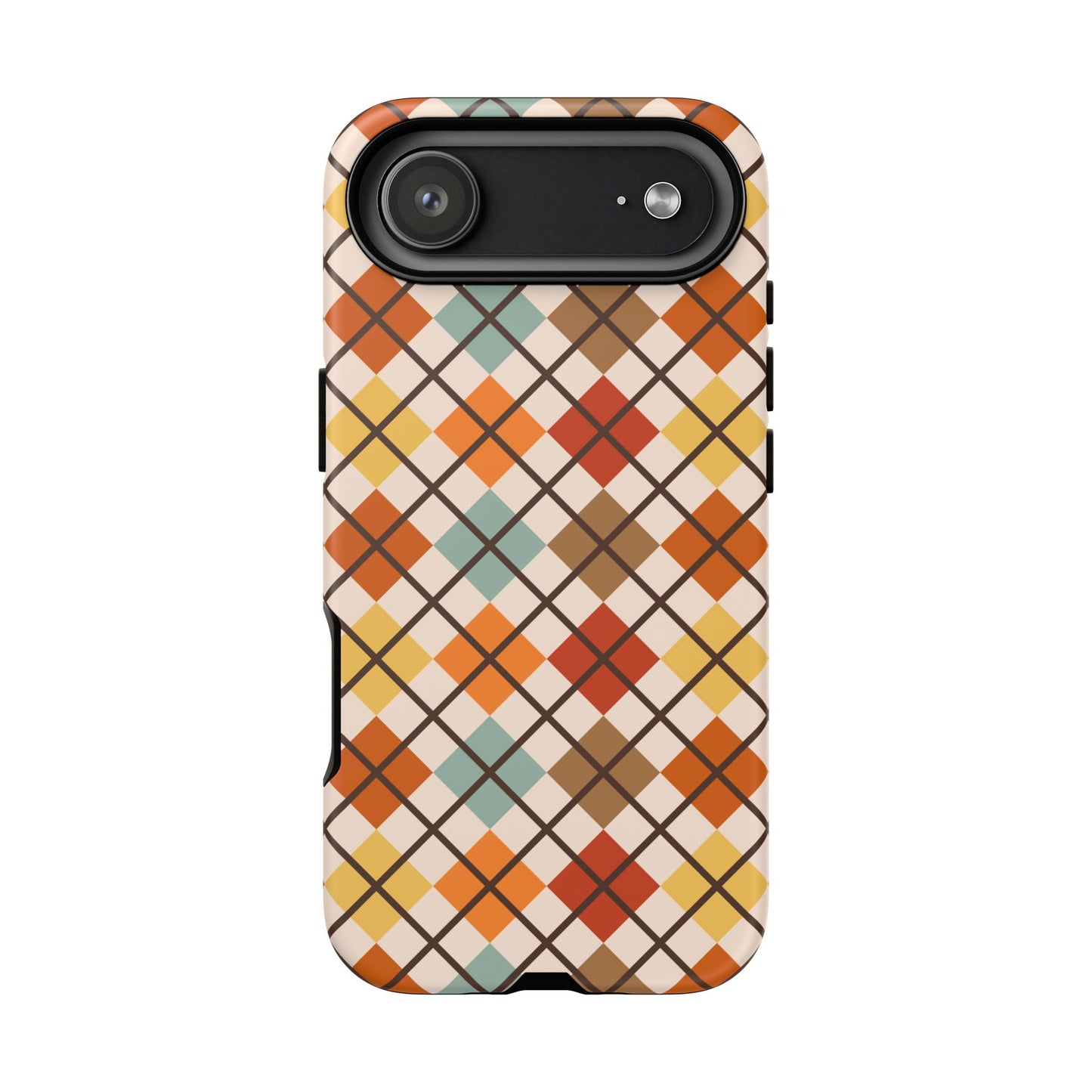 Autumn Argyle iPhone Tough Case