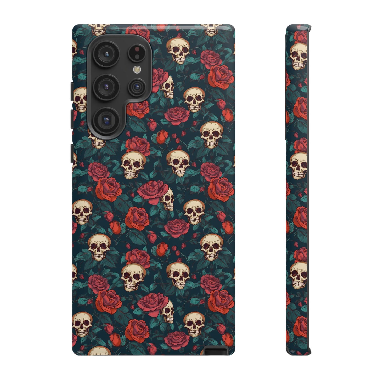 Skulls & Roses Dark Garden Samsung Galaxy Tough Case