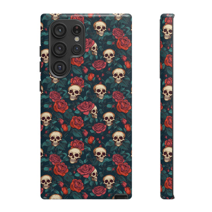 Skulls & Roses Dark Garden Samsung Galaxy Tough Case