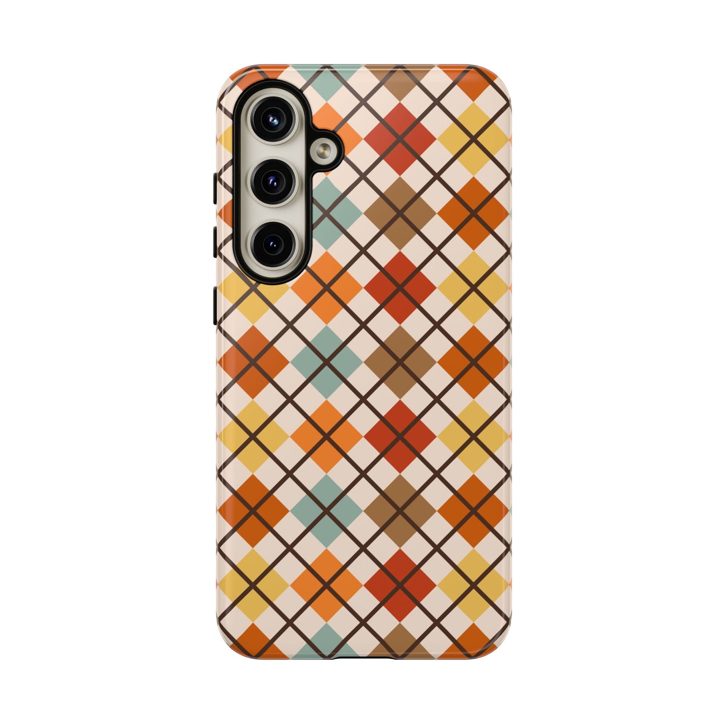 Autumn Argyle Samsung Galaxy Tough Case