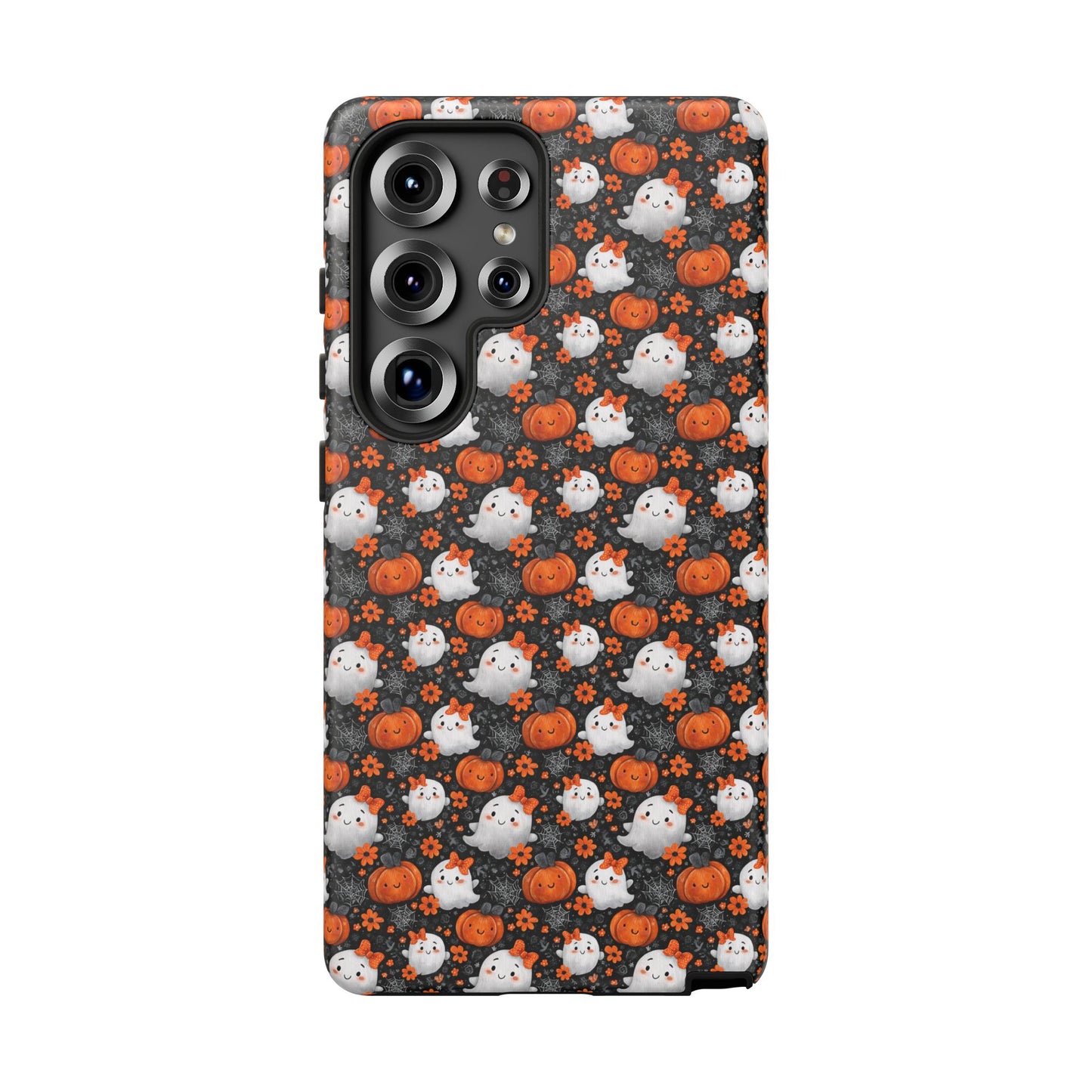 Cute Kawaii Lady Ghosts & Pumpkins Samsung Galaxy Tough Case