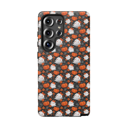 Cute Kawaii Lady Ghosts & Pumpkins Samsung Galaxy Tough Case