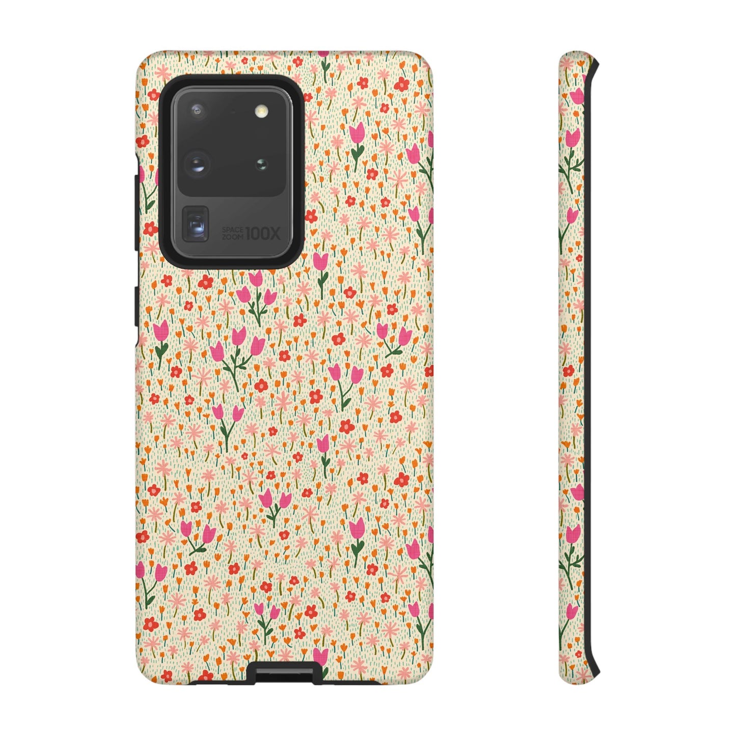 Vintage Cream Wildflower Meadow Samsung Galaxy Tough Case