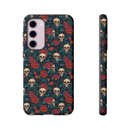 Skulls & Roses Dark Garden Samsung Galaxy Tough Case