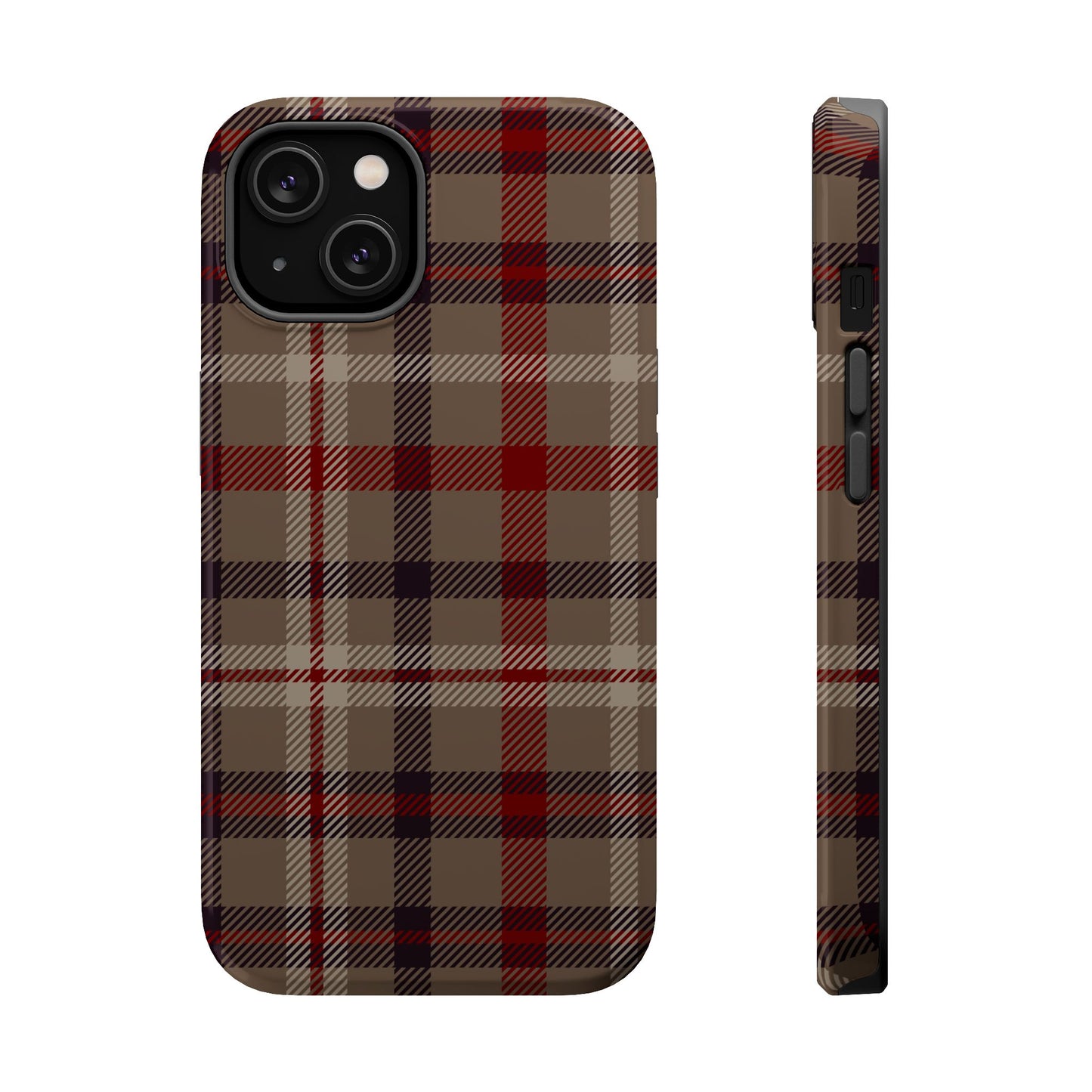 Vintage Highland Plaid MagSafe® iPhone Tough Case