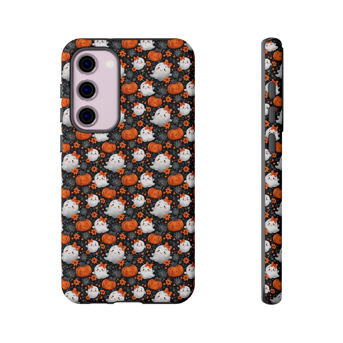 Cute Kawaii Lady Ghosts & Pumpkins Samsung Galaxy Tough Case
