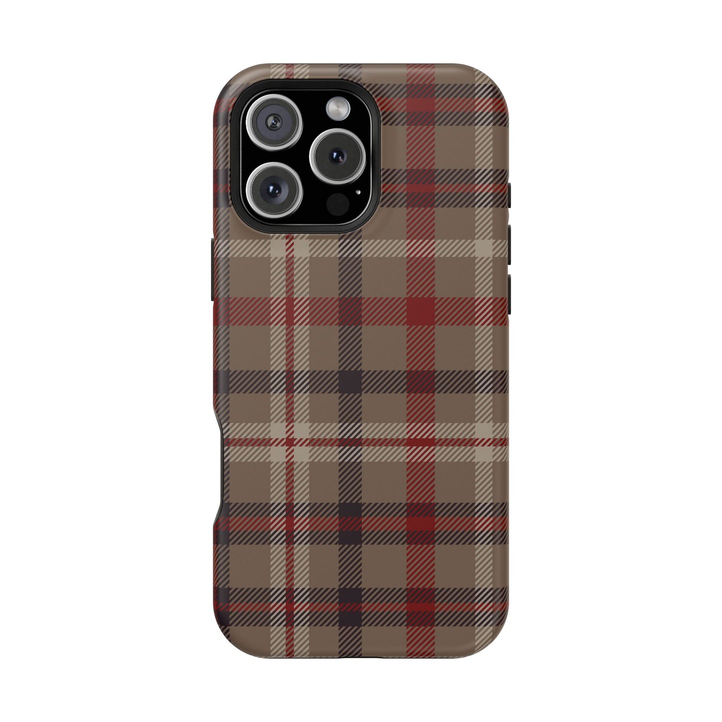 Vintage Highland Plaid MagSafe® iPhone Tough Case
