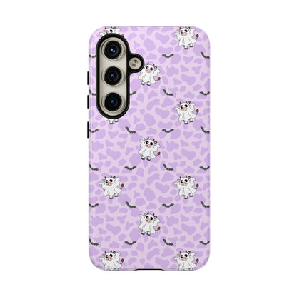 Purple Moo Ghosts & Bats Samsung Galaxy Tough Case