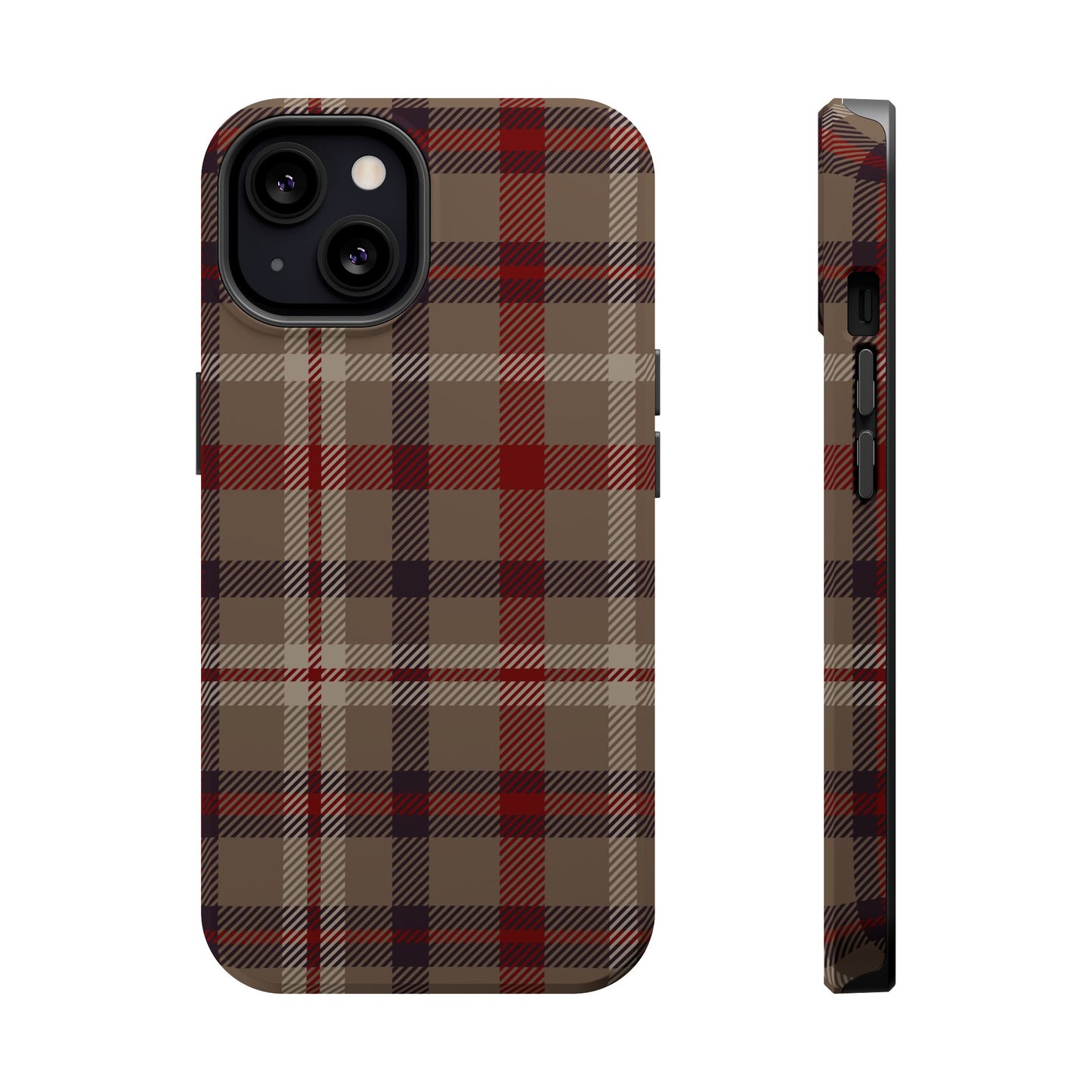 Vintage Highland Plaid MagSafe® iPhone Tough Case