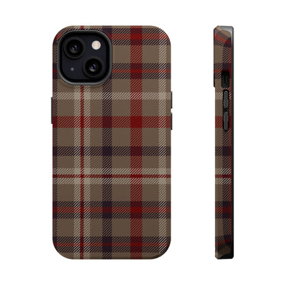 Vintage Highland Plaid MagSafe® iPhone Tough Case
