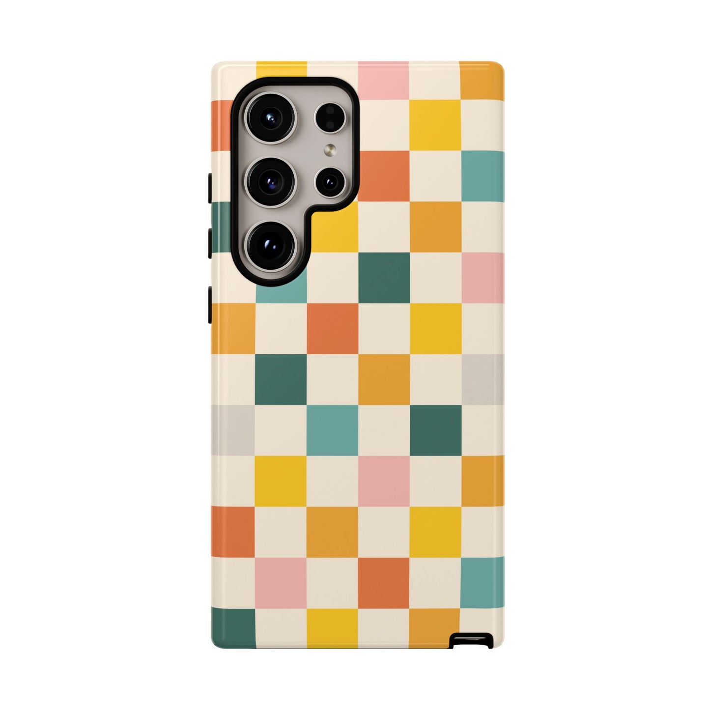 Retro 70s Gingham Samsung Galaxy Tough Case