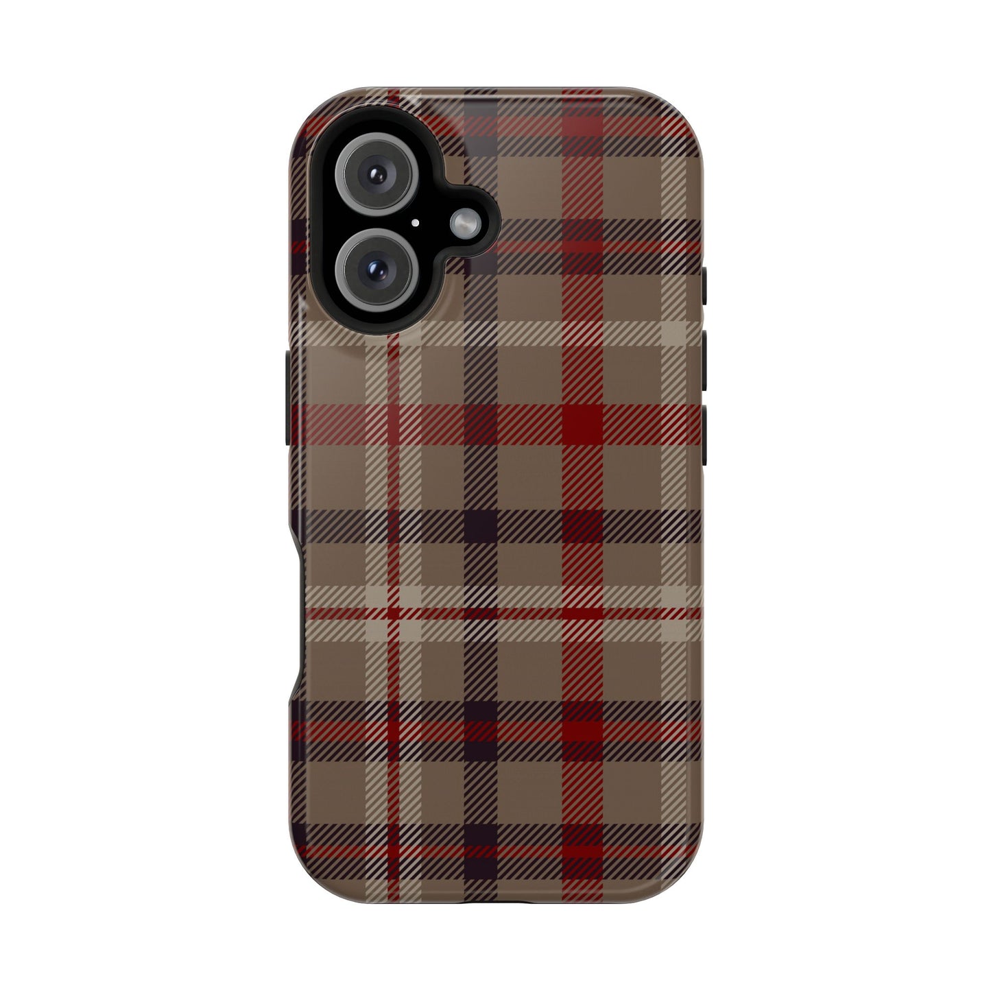 Vintage Highland Plaid MagSafe® iPhone Tough Case