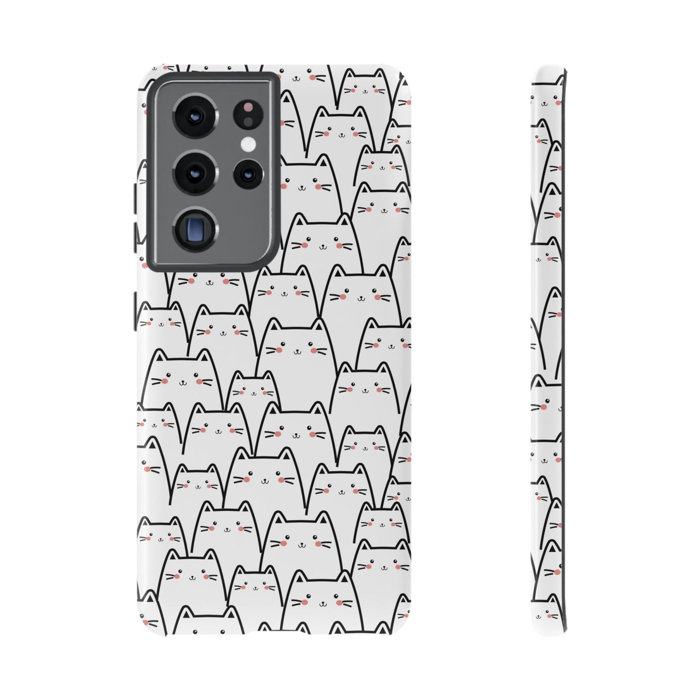 Kawaii Cat Crowd Samsung Galaxy Tough Case