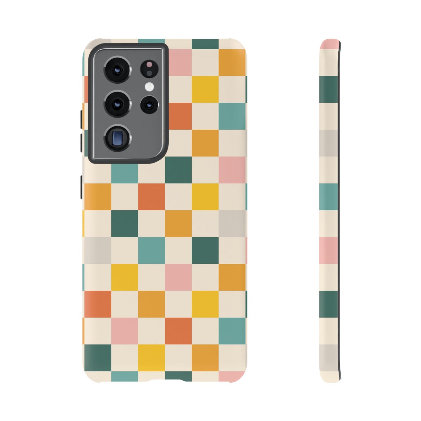 Retro 70s Gingham Samsung Galaxy Tough Case