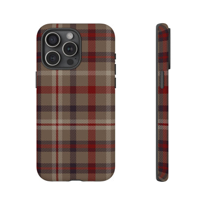 Vintage Highland Plaid iPhone Tough Case