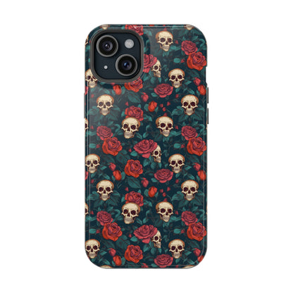 Skulls & Roses Dark Garden MagSafe® iPhone Tough Case