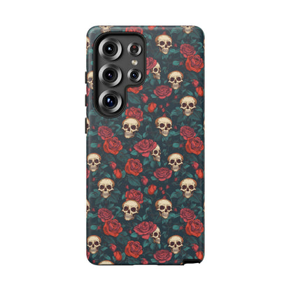 Skulls & Roses Dark Garden Samsung Galaxy Tough Case