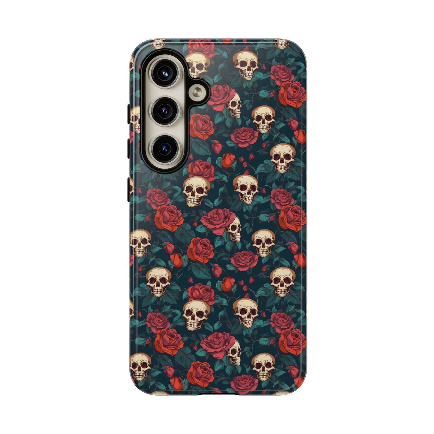 Skulls & Roses Dark Garden Samsung Galaxy Tough Case