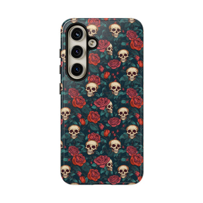 Skulls & Roses Dark Garden Samsung Galaxy Tough Case