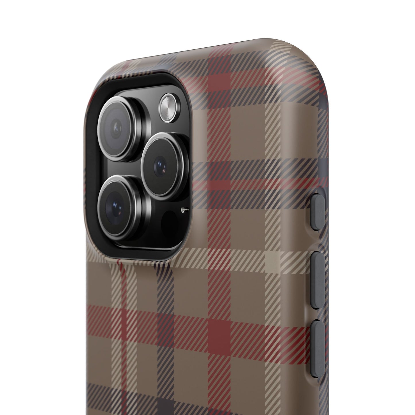 Vintage Highland Plaid MagSafe® iPhone Tough Case