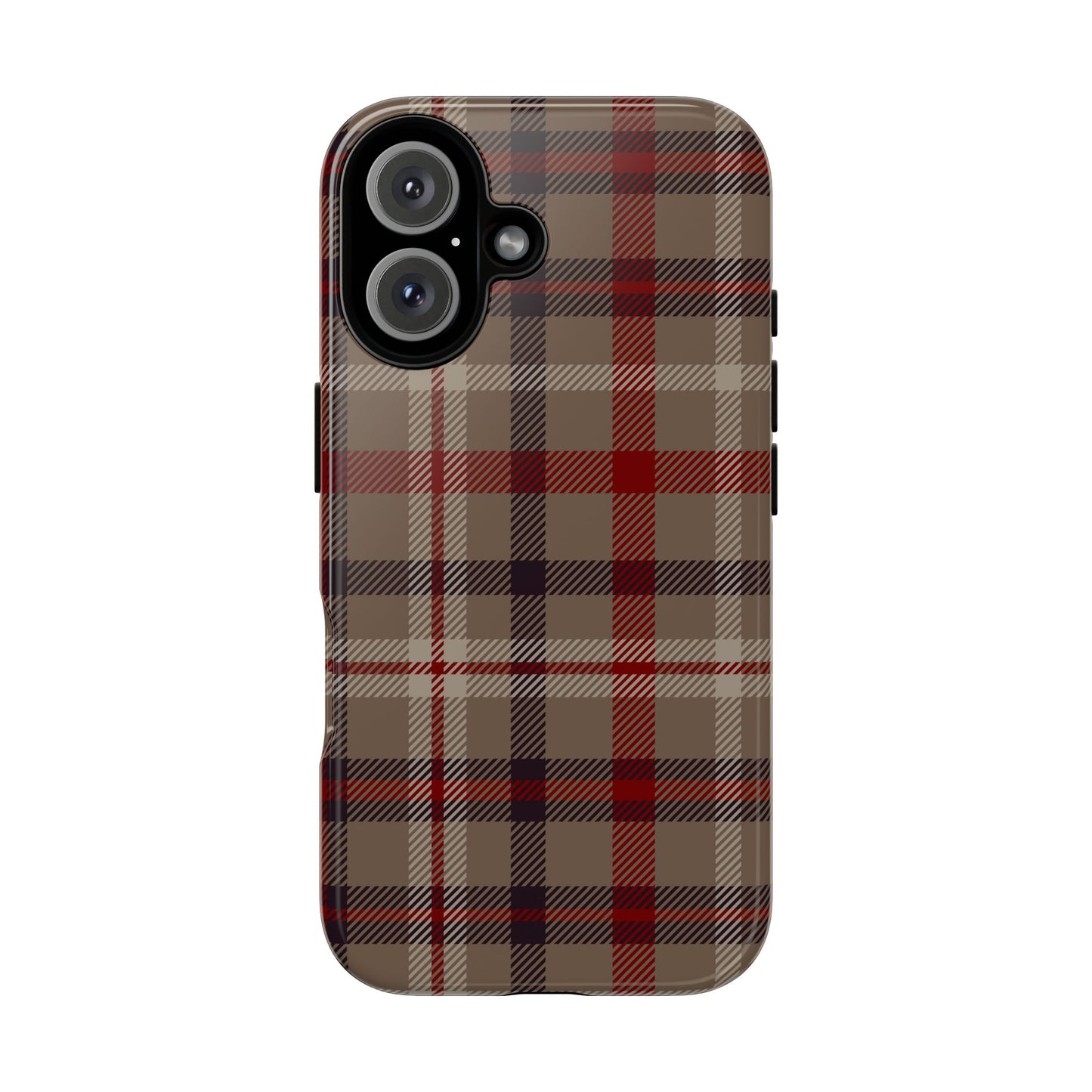 Vintage Highland Plaid iPhone Tough Case