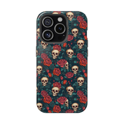 Skulls & Roses Dark Garden MagSafe® iPhone Tough Case