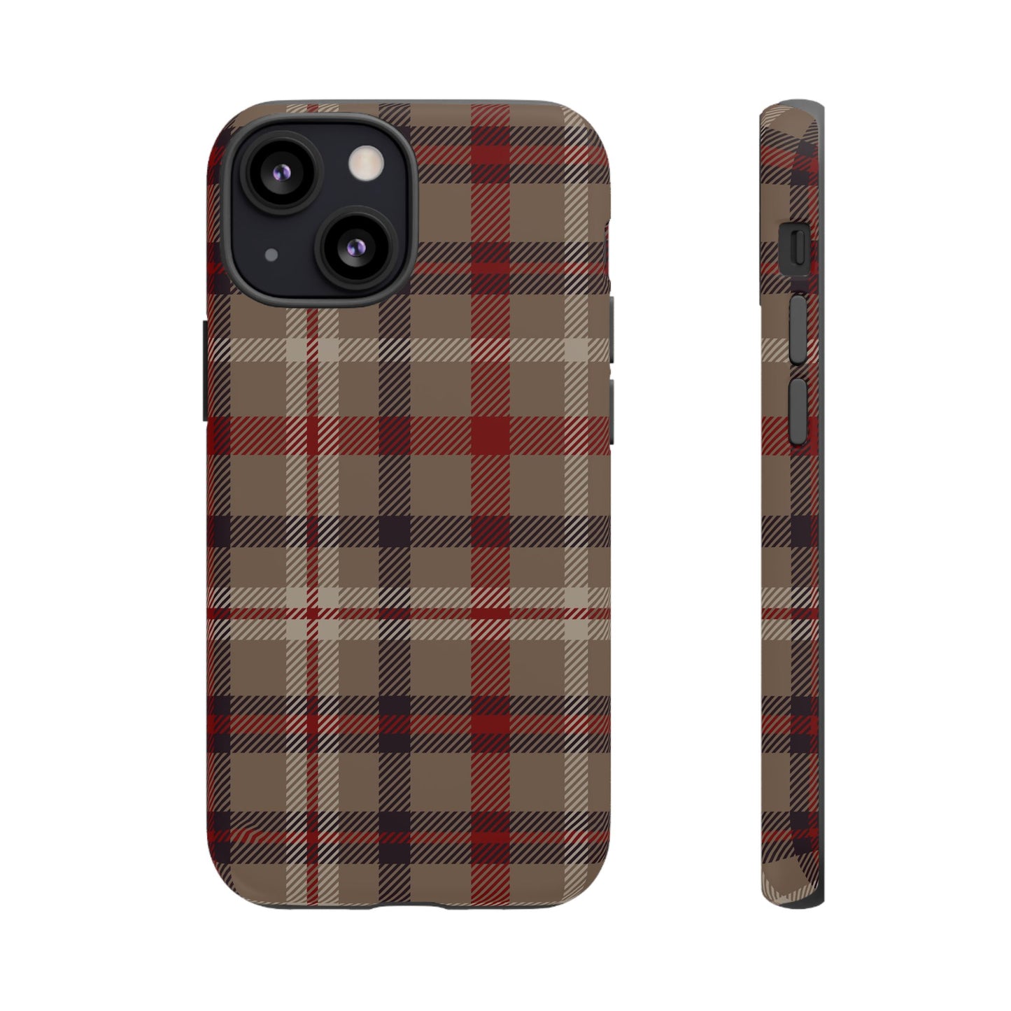Vintage Highland Plaid iPhone Tough Case
