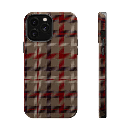Vintage Highland Plaid MagSafe® iPhone Tough Case