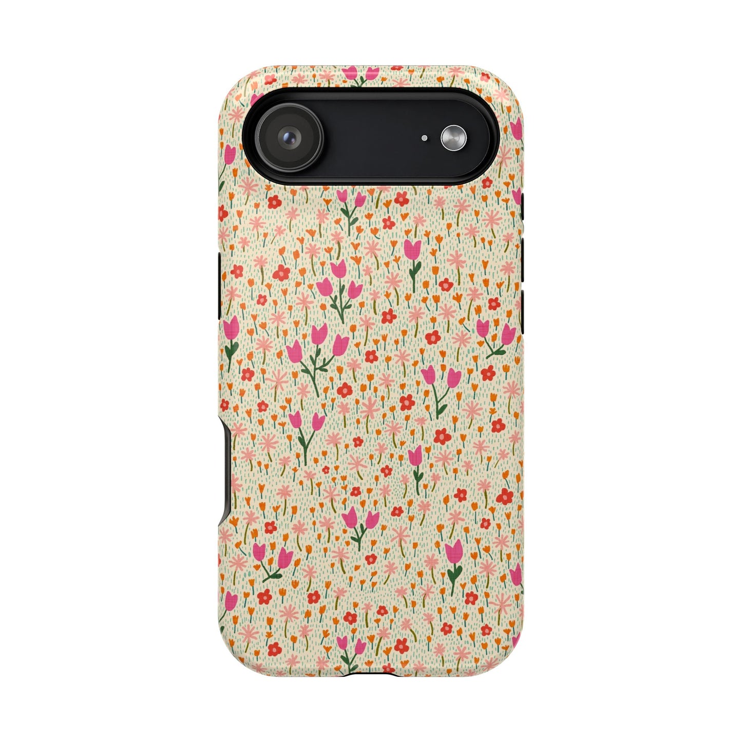 Vintage Cream Wildflower Meadow MagSafe® iPhoneTough  Case