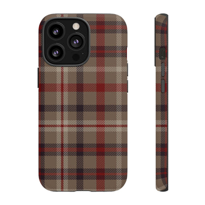 Vintage Highland Plaid iPhone Tough Case