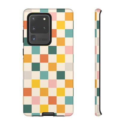 Retro 70s Gingham Samsung Galaxy Tough Case
