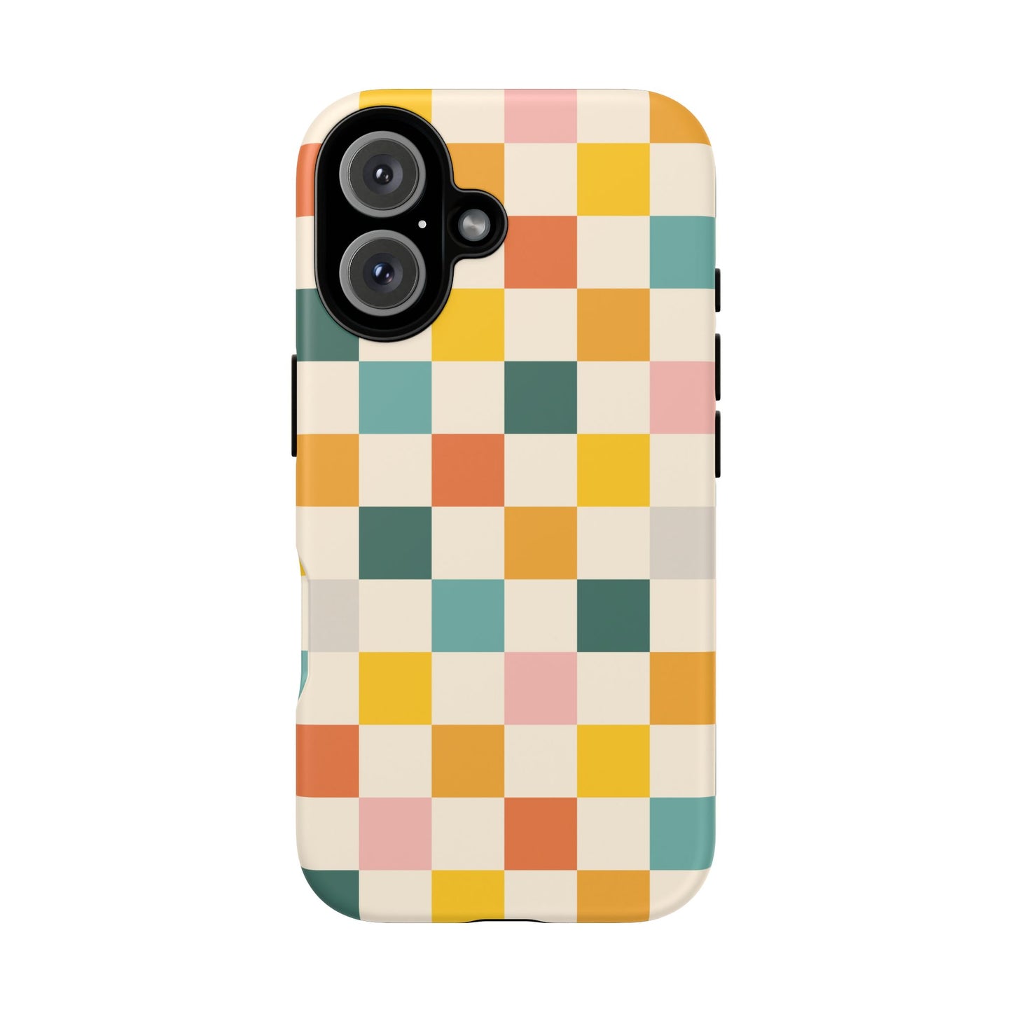 Retro 70s Gingham iPhone Tough Case