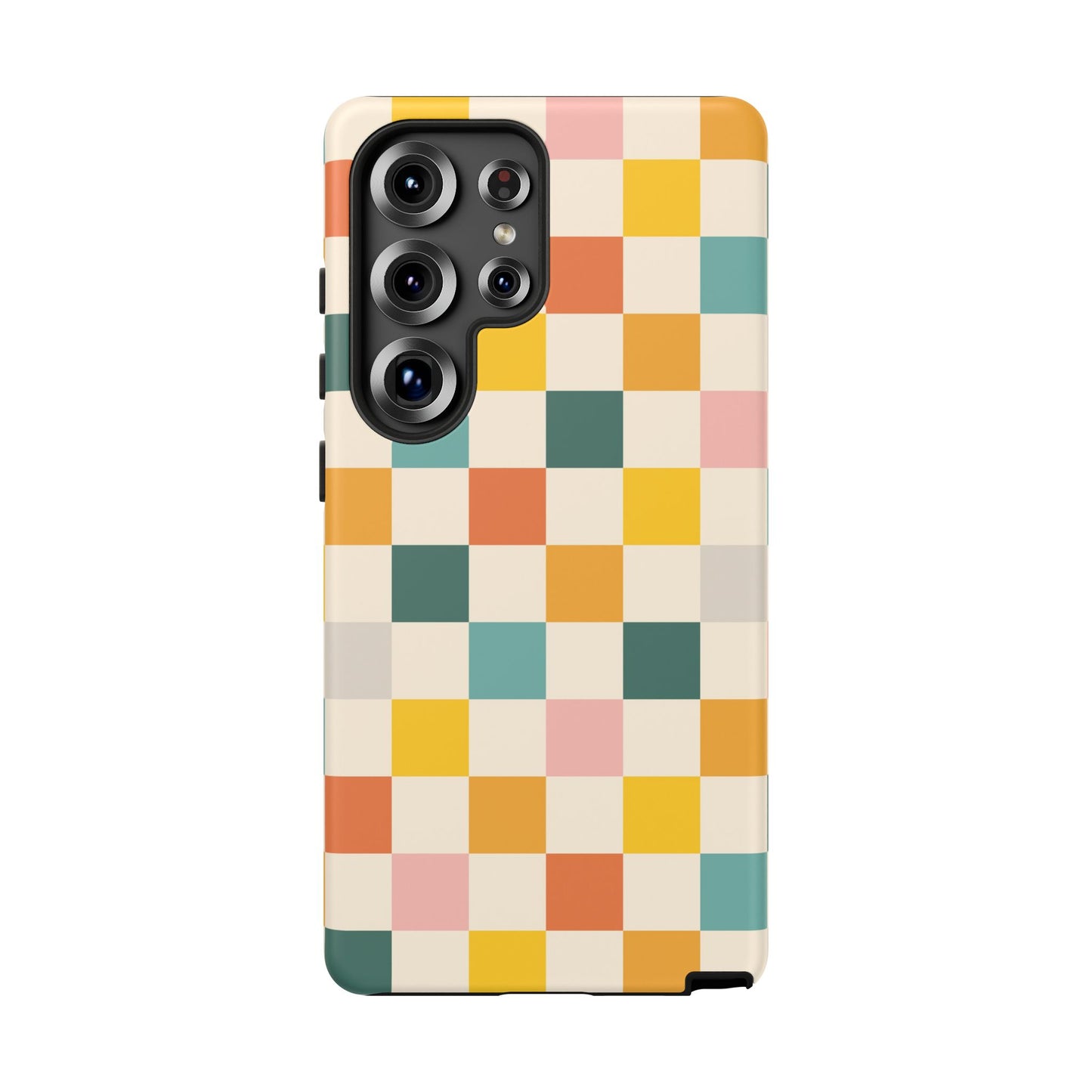 Retro 70s Gingham Samsung Galaxy Tough Case