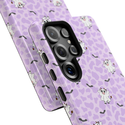 Purple Moo Ghosts & Bats Samsung Galaxy Tough Case