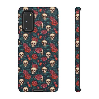 Skulls & Roses Dark Garden Samsung Galaxy Tough Case