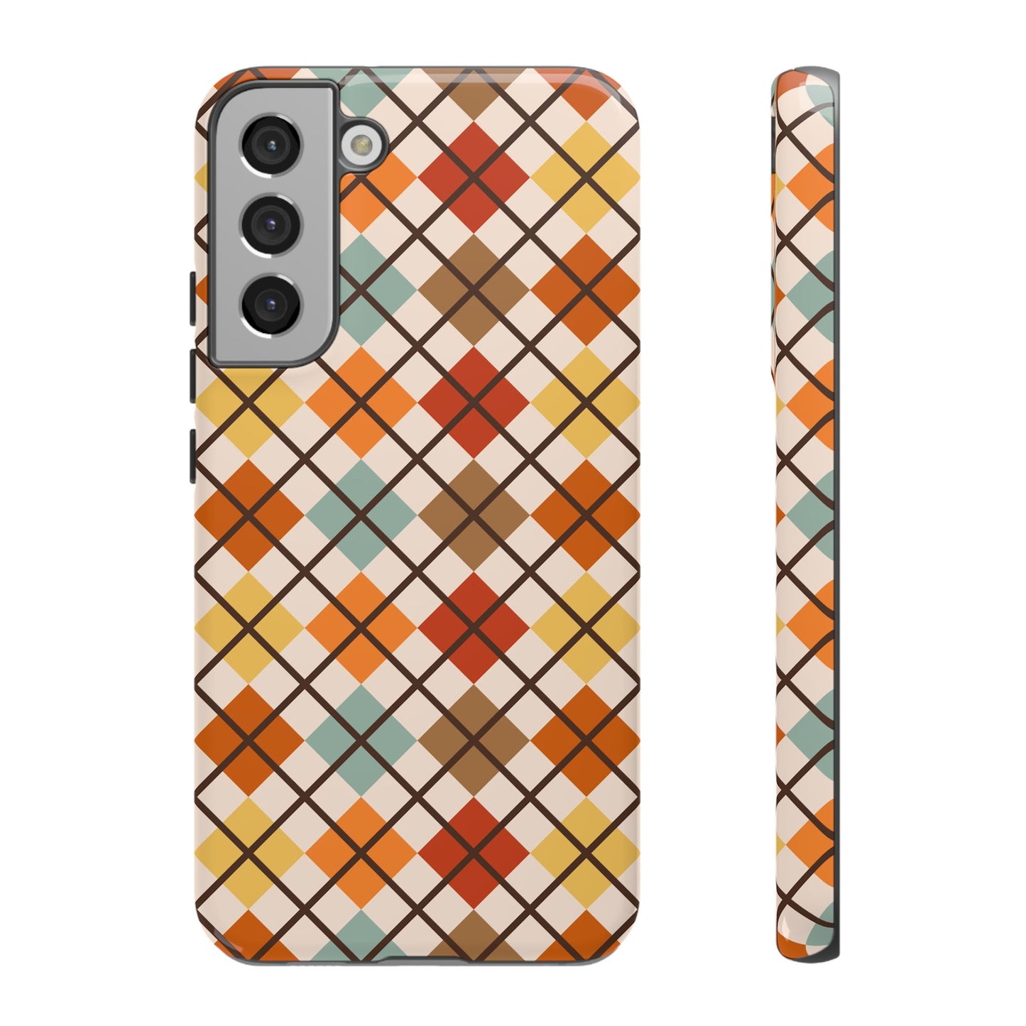 Autumn Argyle Samsung Galaxy Tough Case