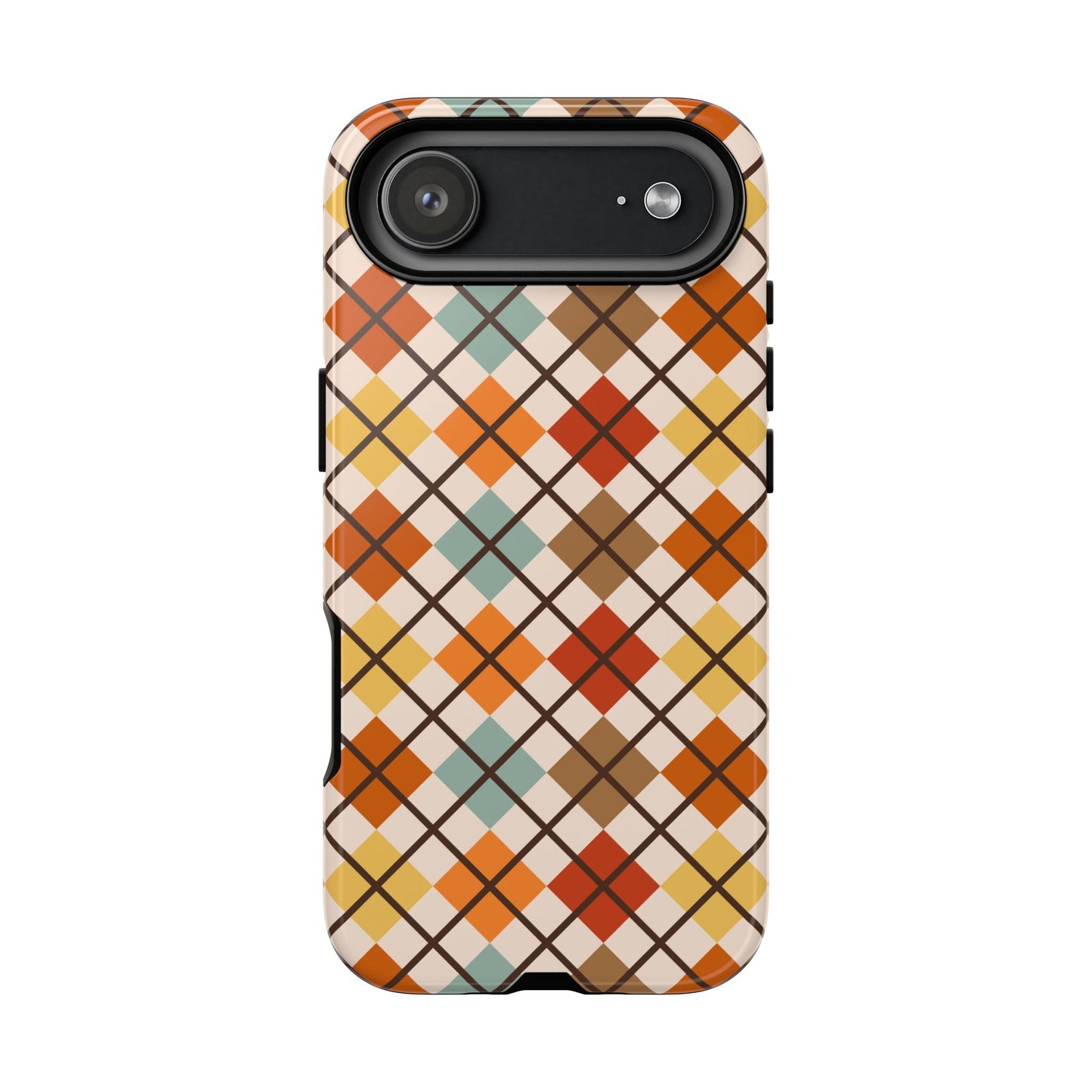 Autumn Argyle iPhone Tough Case