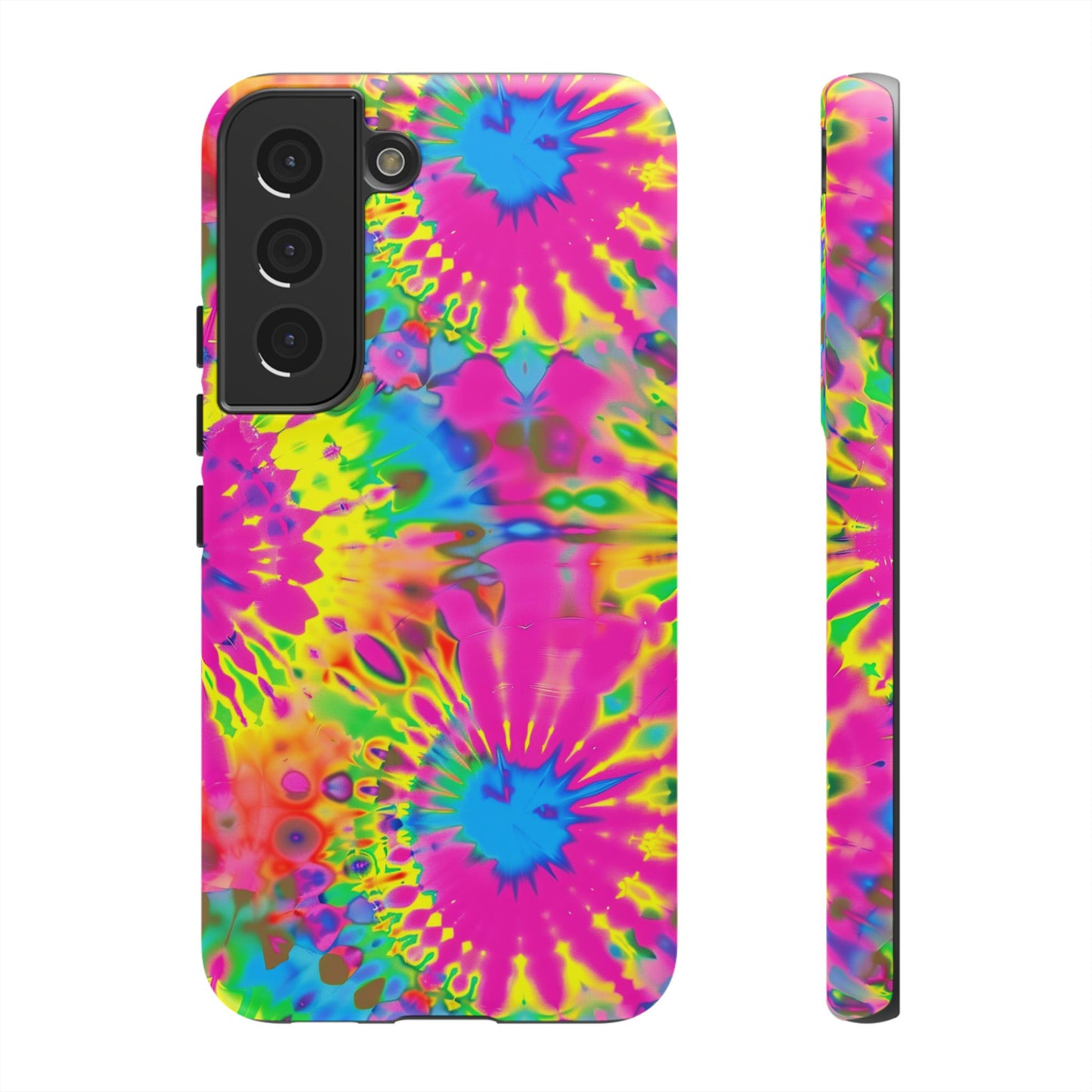 Neon Tie-Dye Burst Samsung Galaxy Tough Case