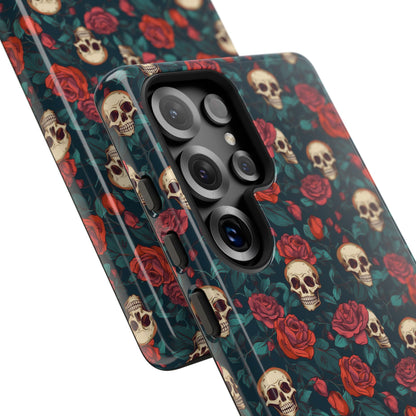 Skulls & Roses Dark Garden Samsung Galaxy Tough Case