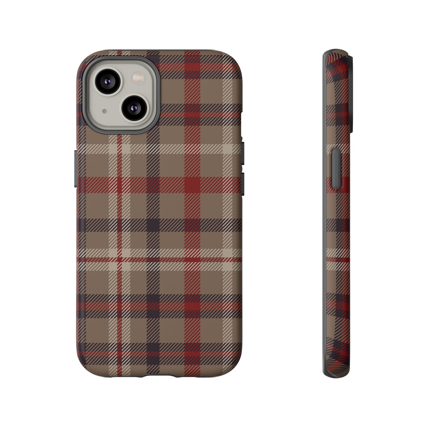 Vintage Highland Plaid iPhone Tough Case
