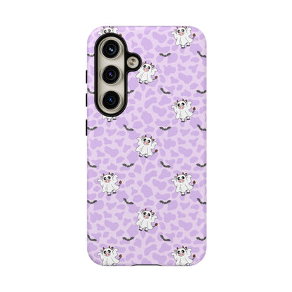 Purple Moo Ghosts & Bats Samsung Galaxy Tough Case