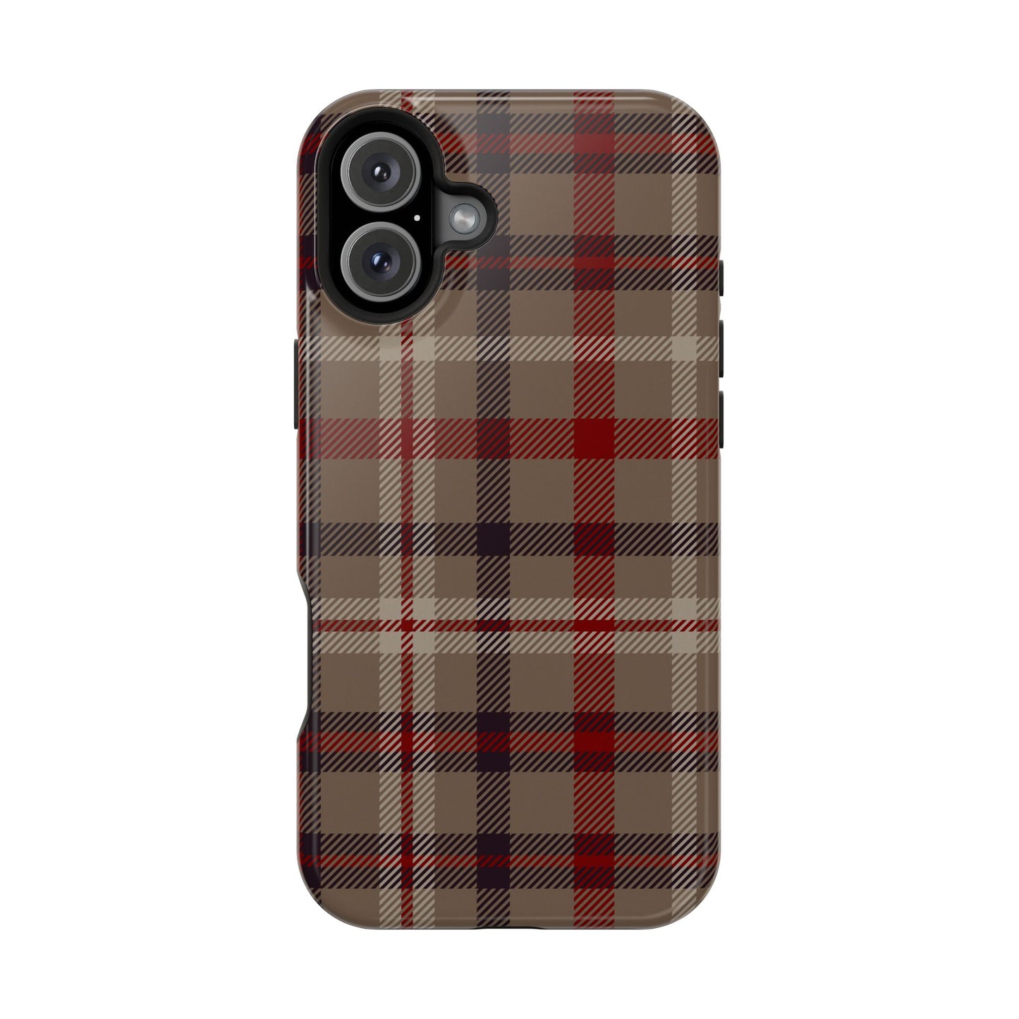Vintage Highland Plaid MagSafe® iPhone Tough Case