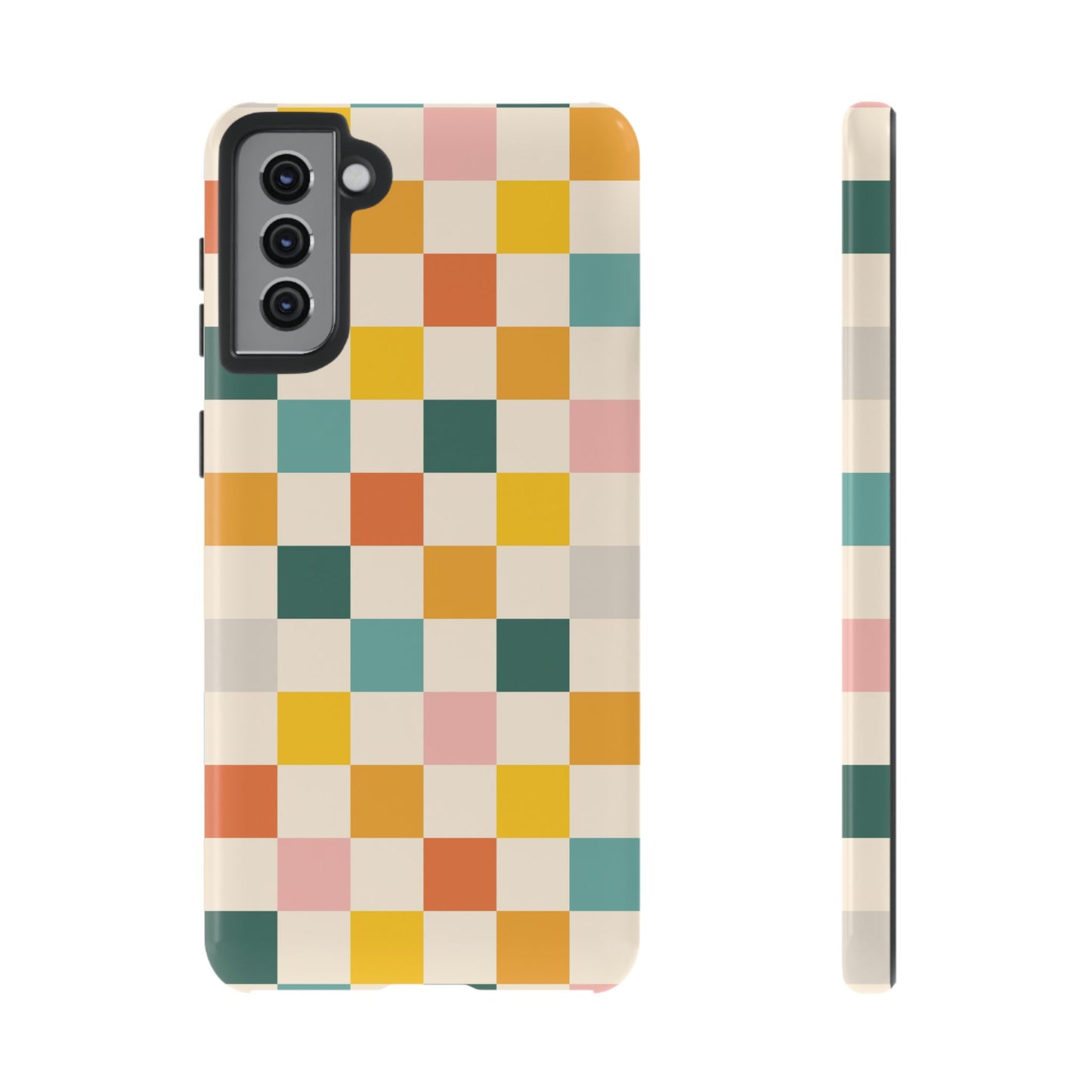 Retro 70s Gingham Samsung Galaxy Tough Case